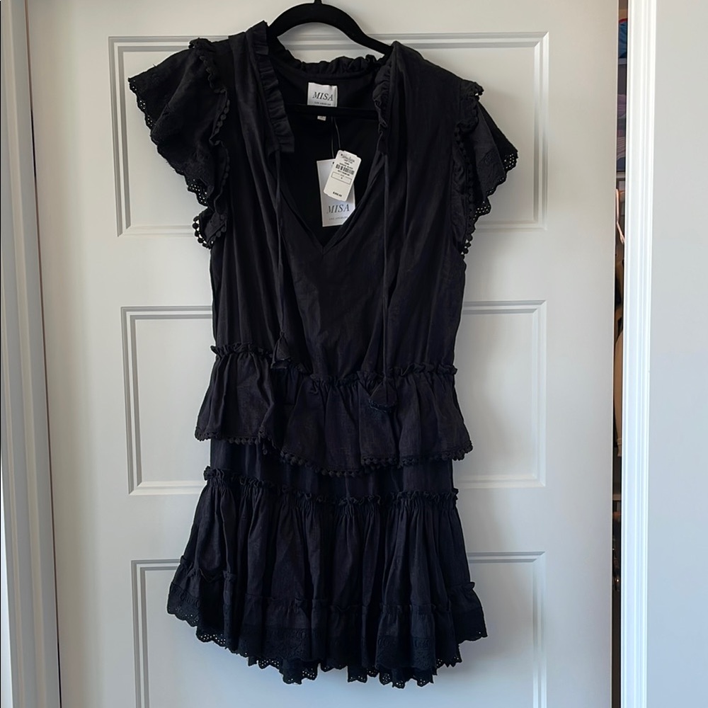 Misa Los Angeles Lillian Ruffled Dress